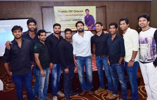 Rakshit Shetty in Muscat